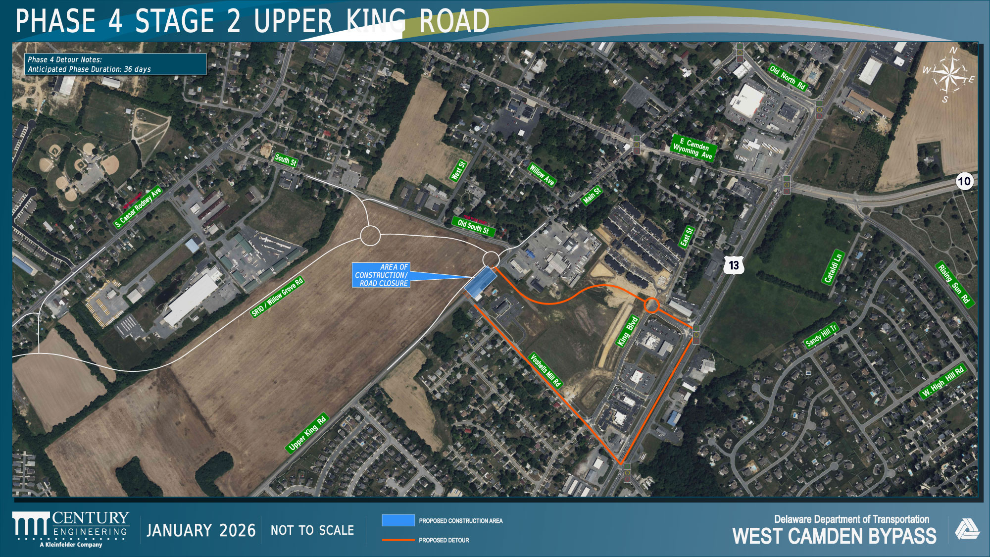 West Camden Bypass Phase 4 detour s2
